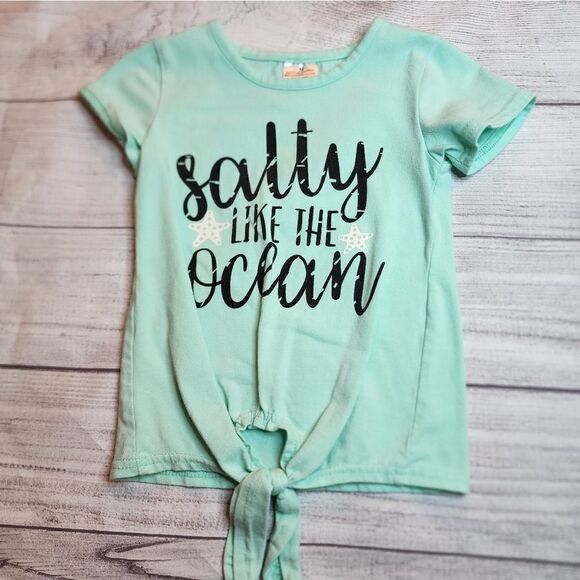 Other - Boutique Salty like the Ocean Toddle Tshirt size 4T/5T